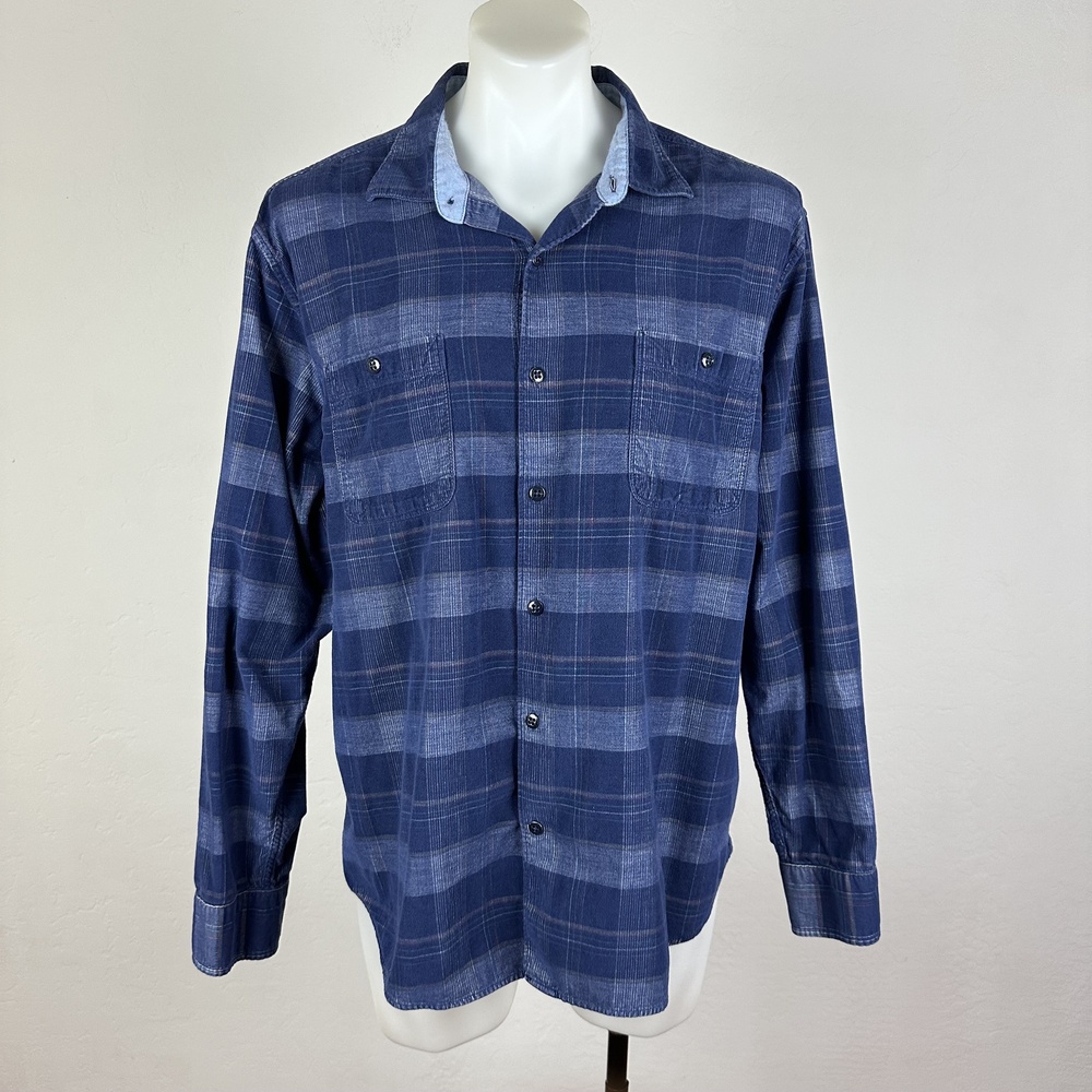 Tommy Bahama Soft Plaid Casual Shirt Size XL